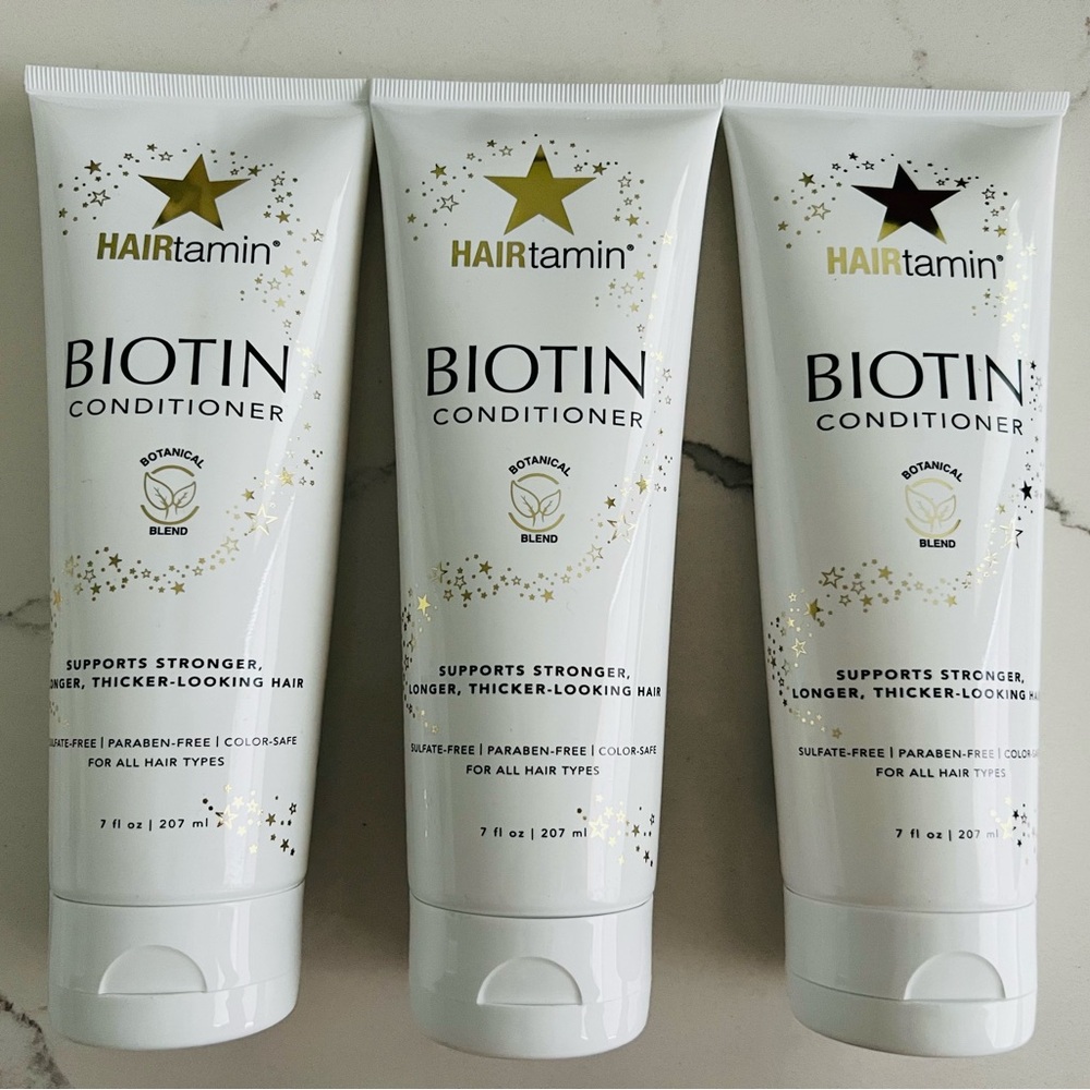 HAIRTAMIN CONDITIONER - 3 BOTTLES - BRAND NEW NEVER BEEN OPENED